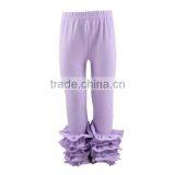 Wholesale Girls Boutique Ruffle Icing Leggings Pants Girls Kids Baby Toddler Spring Wear Valentine Icing Pants thumbnail-2