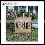 Wholesale Monogrammed Burlap Garden Flag thumbnail-6