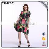 ODM Services Women Dress Women Casual,print Dress,short Sleeve Dress thumbnail-2