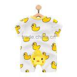 Wholesale Baby Cotton Rompers Cute Printed Short Sleeve Baby Onesie thumbnail-6