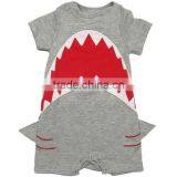 Wholesale Funny 3D Baby Rompers Shark Newborn Baby Clothes Rompers Animals Pattern thumbnail-3