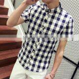Plaid Shirt Sleeves With Cultivate One's Morality Business thumbnail-1