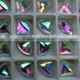 Crystal Sector Shape Sew on Rhinestone Wedding Dress,dance Dress,shoes Accessory thumbnail-1