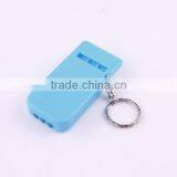 Mini Solar Power Rechargeable Flashlight Keychain thumbnail-4