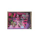 Original Monster High Dawn of the Dance Doll 3 Pack Clawdeen Wolf, Draculaura, Frankie Stein thumbnail-1
