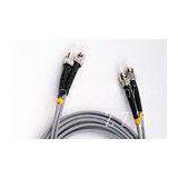 Highly Security ST Fiber Optic Patch Cord Armored , Optical Fiber Patchcord