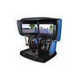 Driver Training Simulator , City Driving Simulation With 3 Screens