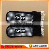 Cheap Custom Logo Anti Non Slip Yoga Latex Rubber Pilates Socks With Grip Barre thumbnail-4