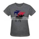 Animal motif design printed tshirt for womens