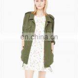 New Style High Quality Long Sleeve Womens Military Jacket Wholesale thumbnail-2