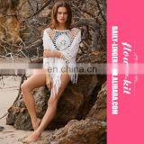 Fashional beach bikini swimwear dress mesh crochet beach cover up