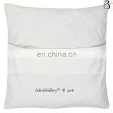 Indian Cushion Cover Handmade Embroided Flower Home Decor Sofa Pillow Case Kantha Cushion thumbnail-2