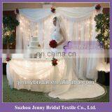 BCK008 New Hot Popular Fancy Chiffon and Organza Pink Backdrops for Sale thumbnail-1