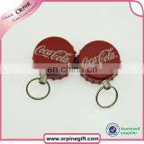 Customized Labor and Delivery Nurse Blue Bottle Cap Badge Reel Factory Wholesale thumbnail-4