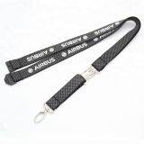 Custom Silicone Printing Boeing Lanyard With Laser Logo on Detachable Clip Silicone Printing Logo Work id Card Holder Lanyard thumbnail-4