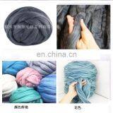 66s 100% Merino Super Chunky Giant Thick Hand Knitting Yarn 100% Australia Merino Wool Dyed Yarn in 100 Colors Giant Wool Yarn thumbnail-4