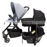 Hot mom baby stroller 3 in 1travel pram high landscape baby stroller