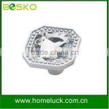 Zinc Alloy Crystal Kitchen Knob and Zinc Alloy Diamond Handle