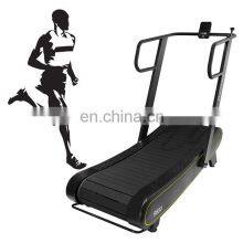 Curved Treadmill & Air Runner Gym Machine Equipment Low Noise Green Cheap Exercise Equipment for Home and Gym Use thumbnail-1