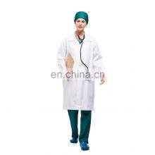 Oem Supply Doctor Lab Coats White Slim Fit Laboratory Works Uniform Doctor Coat thumbnail-2