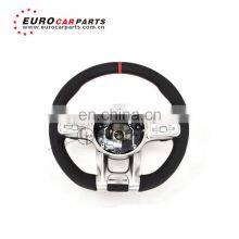 2021 G Class W463 W463A G63 G500 G350 Carbon Fiber Steering Wheel for S Class W222 E Class W213 S63 E63 Carbon Steering Wheel thumbnail-1