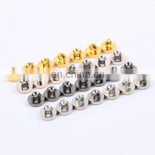 Guaranteed Quality Fancy Shank Down Hole Flat ABS Gold Button thumbnail-3