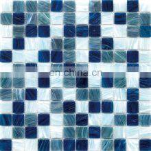 Nice Quality Colorful Stainless Hot Glass Mosaic Blue Pool Tiles Mosaic Mosaico Blanco de Piscina