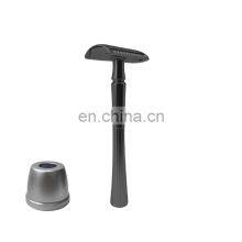 New Design Wholesale Hot Selling Mental Zinc Alloy Single Edge Shaving Safety Razor thumbnail-3
