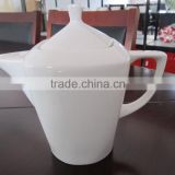 ceramic teapot with the square shape