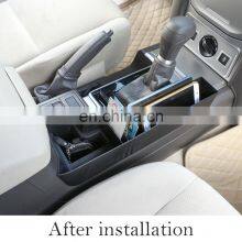 ABS Plastic Central Console Armrest Storage Box For Toyota Land Cruiser Prado 2018 Car Accessories thumbnail-4
