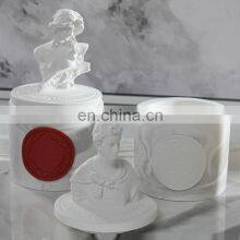 New Arrival Fancy Design Custom Label Available Mythology Sculpture Lid Essential Oil Container Aromas Scent Candles thumbnail-4
