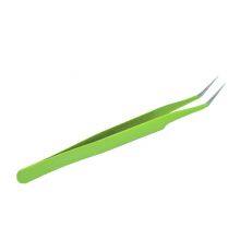 Children's Stainless Steel Small Tweezers Special Clip for Ledger Sticker Pointed Pinch Elbow Straight Niezi Pointed Hand Diy Material Grass GreenStraight Head thumbnail-3