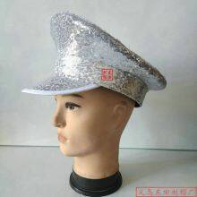 Captain Gray Cap - Berets, Peaked Cap, Cap, Cap Fun Party Hat Yacht Captain Captain's Hat -- Sailor Hat, Cap, thumbnail-2