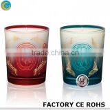 Online Wedding Souvenirs Wax Candles Flower Floating Pottery Candlestick / Decorative Glass Dome