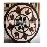 Decorative Rosa Polished Marble Foloor Waterjet Medallion thumbnail-2