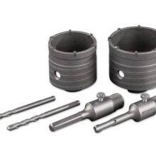 SDS Plus Hammer Drills Cutter Tools Wall Hole Saw Set @ Workiotools thumbnail-2