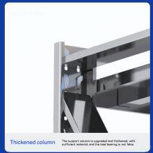 Maßgeschneidertes Edelstahlregalsystem für die Hinterräume eines Hotels in Miami, rostfreier Nutzungsregal mit Haupt- und Zusatzverbindungsdesign, freie Kombination thumbnail-4