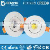 Factory price round up and down cob led downlight led recessed mounted down light dimmable led downlight CE/ROHS 20w