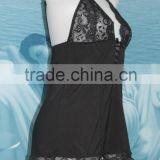 Sexy Mature Baby Doll Lingerie Baby Doll Fashion Lace Open Transparent ,nylon/spandex Underwear thumbnail-2