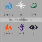 Polyhedron D12 Game Dice/Stunning Patterns With Special Characters/can Custom Specifications, Color, Material, Pattern, Shape thumbnail-5