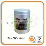 Round Tea Tin Box With FDA