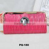 2015 New Fashion Many Colors Water Ripple Long PU Leathwe Women Purse Wallet Card Holder Phone Handbag thumbnail-1
