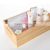 Antique New Design Decorative Handmade Unfinished Small Timber Crate for Plant thumbnail-5