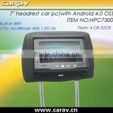 7" Headrest Car PC 3G WIFI Android 4.0 operation system