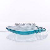 Blue Glass Plate/bowl thumbnail-1