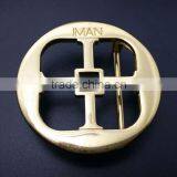 Gold Plated Metal Name Plate Buckles thumbnail-1