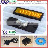 B729 Yellow Led Name Card,led Car Mini Led Moving Running Scrolling Message Display,car Message Sign thumbnail-5