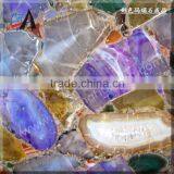 Luxury Colored Agate Slab for Home Decoration,floor Slab,wall Tile,table Top thumbnail-1
