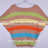 2016 New Arrival Fashion Bat Sleeve Colorful Nice Women Sweater, Sweater Factory , Cheap Wholeale Sweater in China thumbnail-1