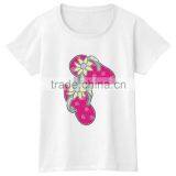 Summer slipper design causal designer tshirts in china